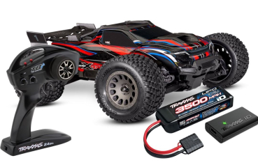 TRX108076-1-RED MINI-XRT 3S-Power 4x4 grün 1/16 Monster-Truck RTR